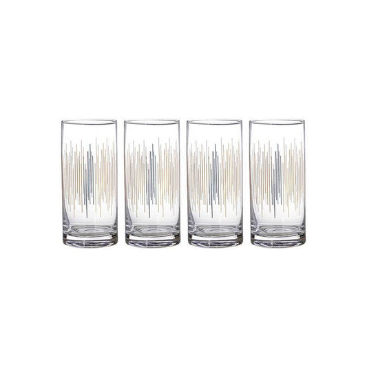 Jazz Highball Glasses Set of 4 - Premier Home