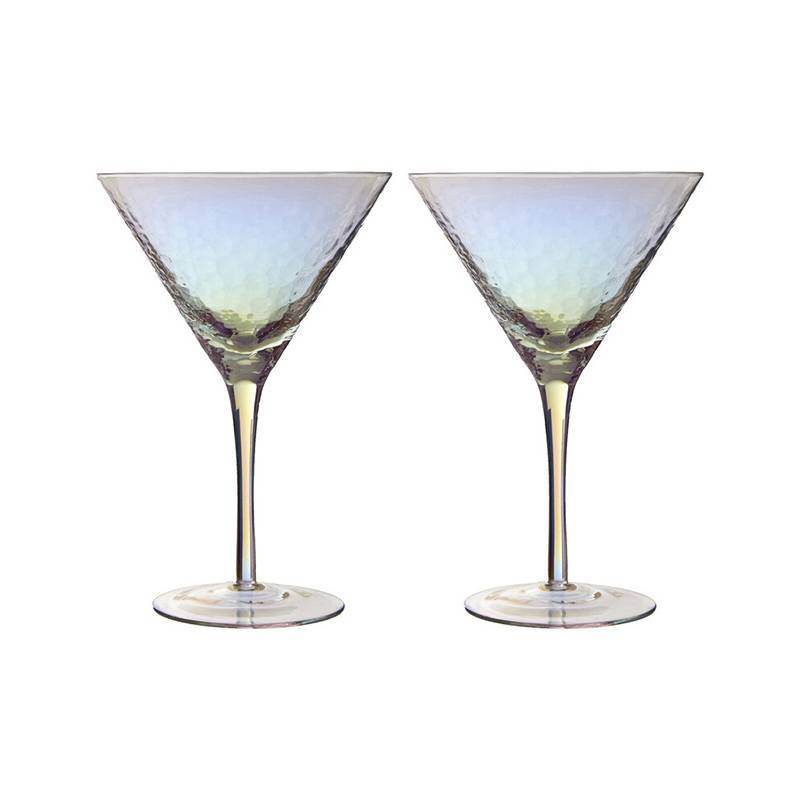 Aurora Set of 2 Lustre Cocktail Glasses - Premier Home