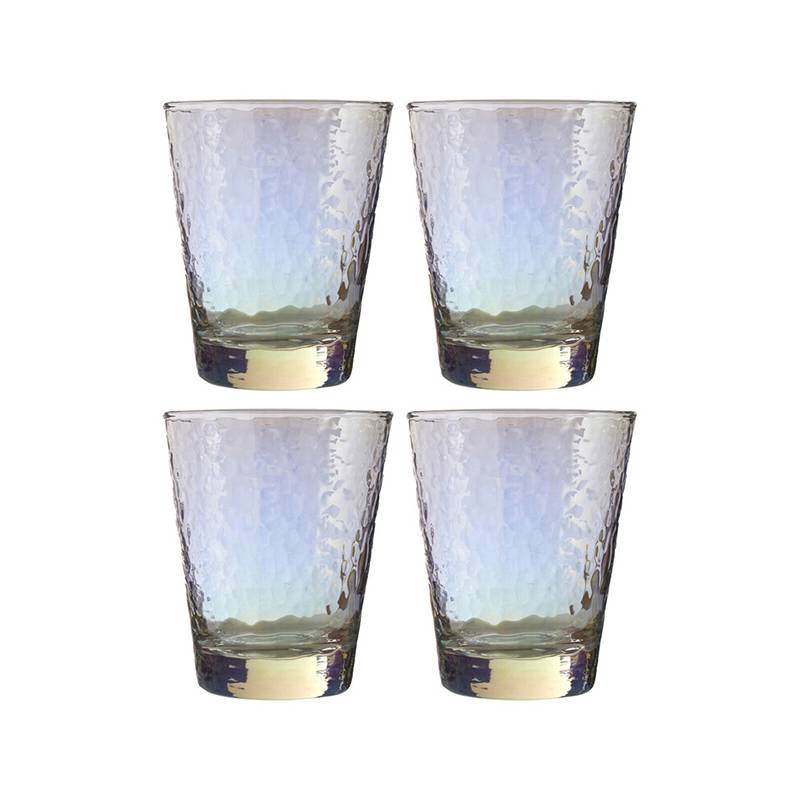 Aurora Set of 4 Lustre Glass Tumblers - Premier Home