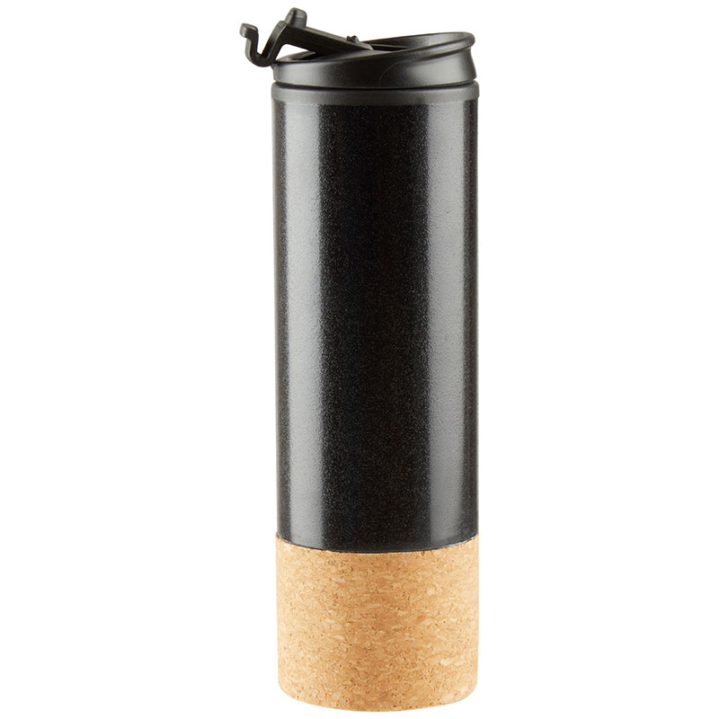Mimo Black Double Wall Travel Mug