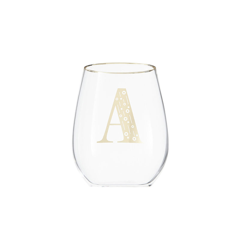 Claro Letter A Curved Tumbler
