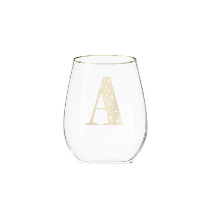 Claro Letter A Curved Tumbler - Premier Home