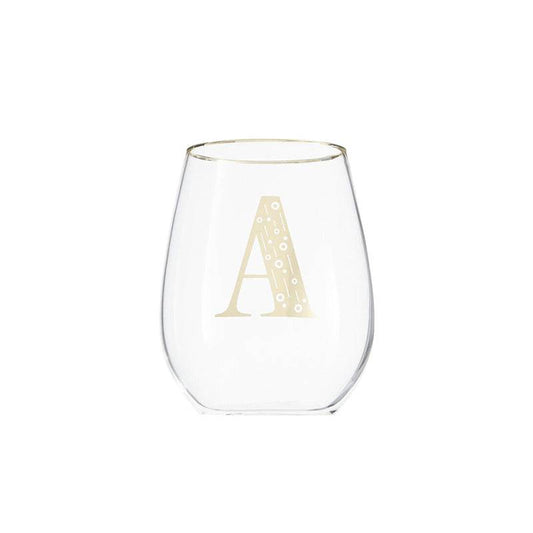 Claro Letter A Curved Tumbler - Premier Home