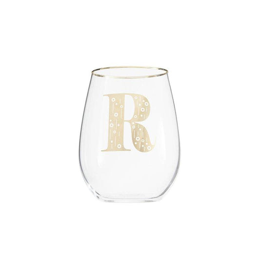Claro Letter R Curved Tumbler - Premier Home