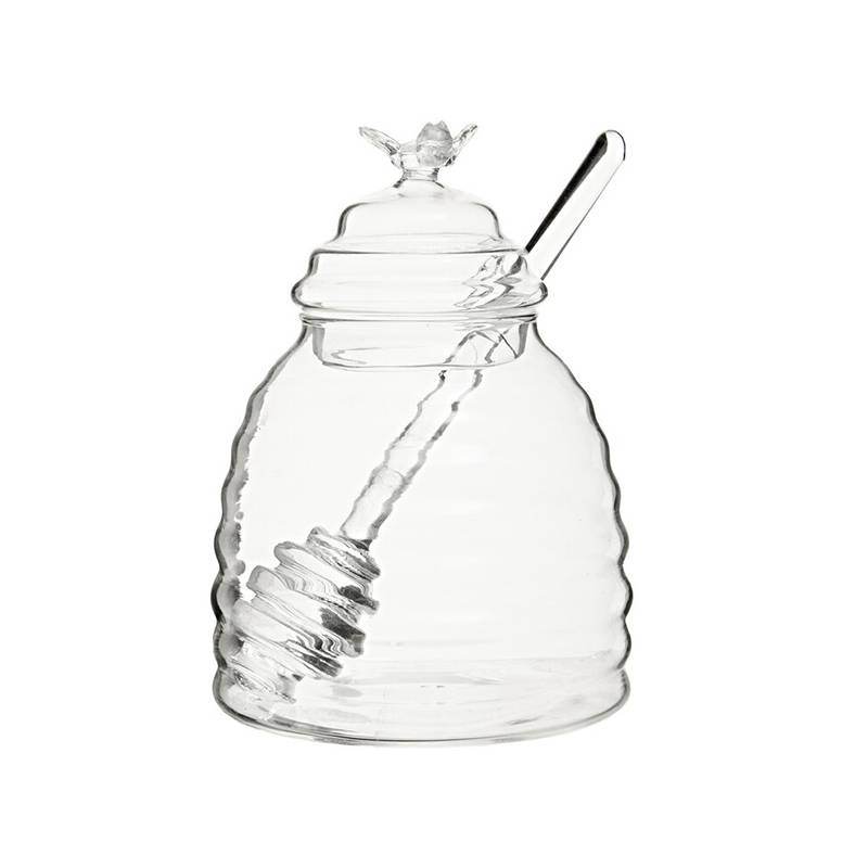 Freska Honey Jar With Glass Dipper - Premier Home