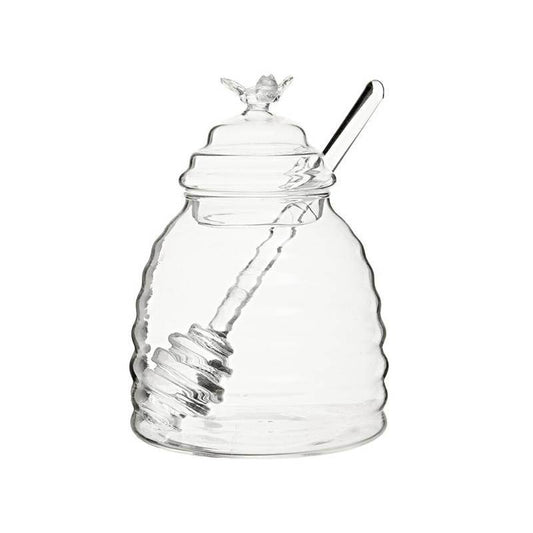 Freska Honey Jar With Glass Dipper - Premier Home