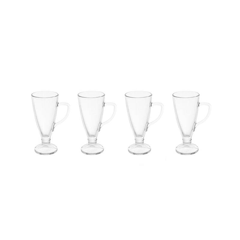 Set Of Four Torta Latte Glasses - Premier Home