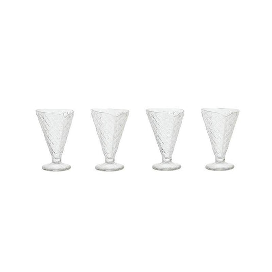 Set Of Four Torta Tapered Sundae Dishes - Premier Home