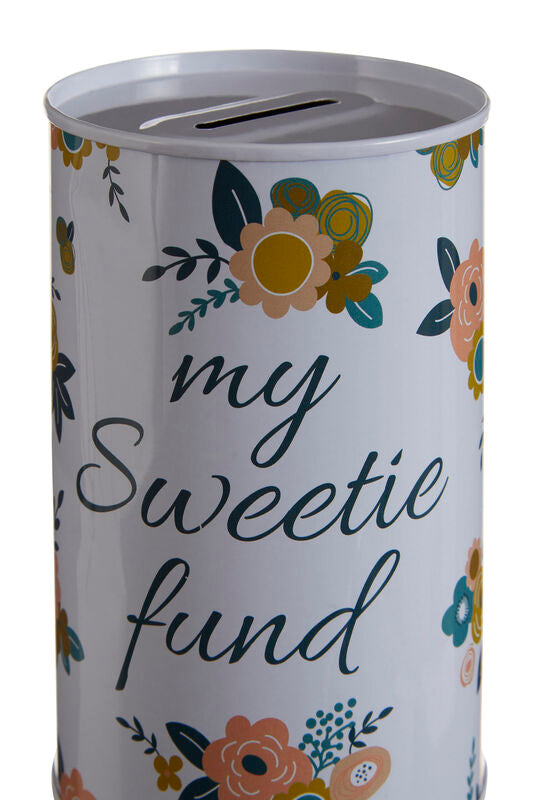 Small Floral Money Box