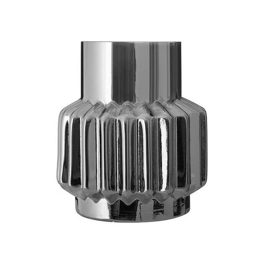 Onice Silver Small Glass Vase - Premier Home