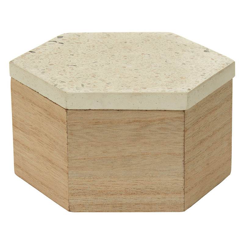 Mimo Small Terrazzo Lid Trinket Box - Premier Home