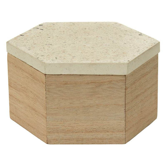 Mimo Small Terrazzo Lid Trinket Box - Premier Home