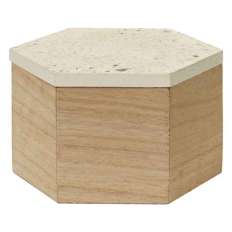 Mimo Large Terrazzo Lid Trinket Box