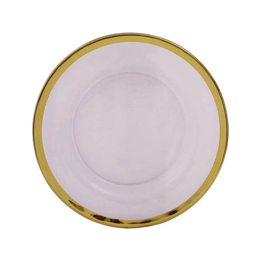 Ida 21cm Side Plate With Gold Rim - Premier Home