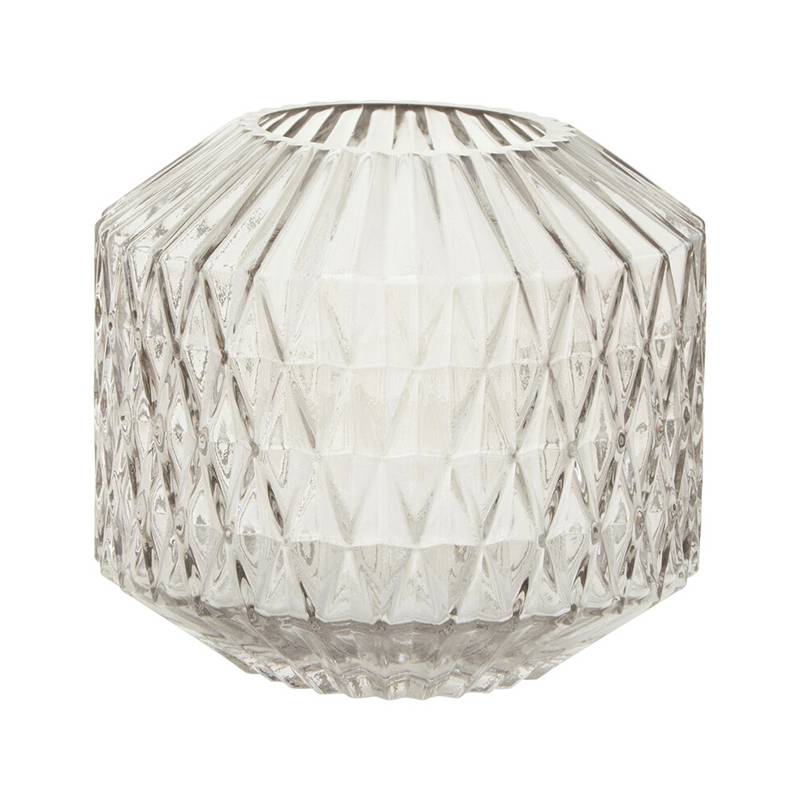 Brice Small Grey Glass Vase