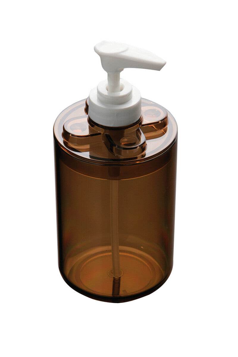 Smoke Brown Plastic Lotion Dispenser - Premier Home