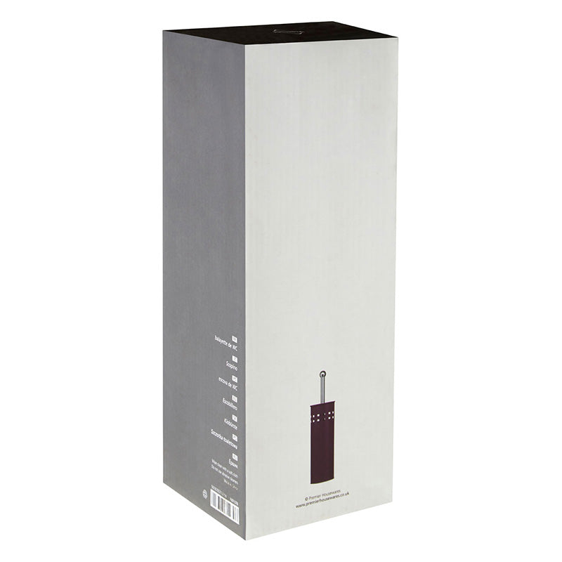 Purple Square Design Toilet Brush
