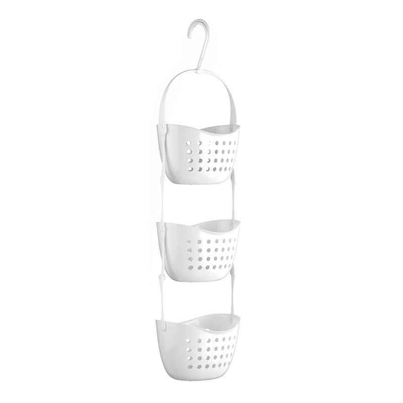 3 Tier white Shower Caddy - Premier Home