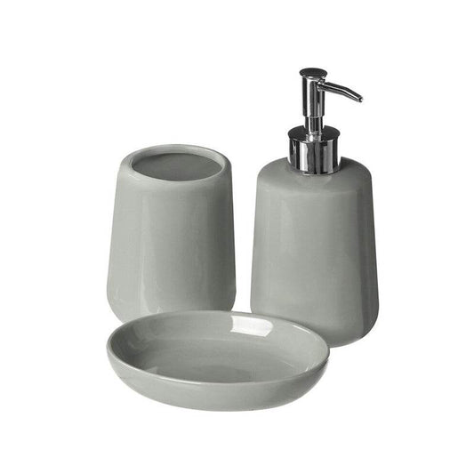 Moon Grey 3Pc Bathroom Set - Premier Home