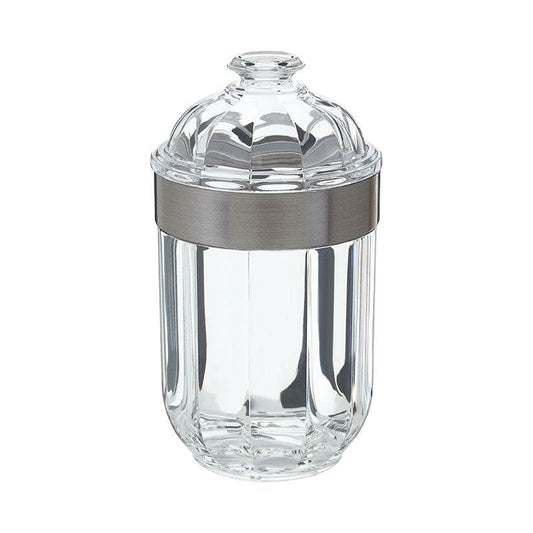 Medium Silver Acrylic Canister - Premier Home