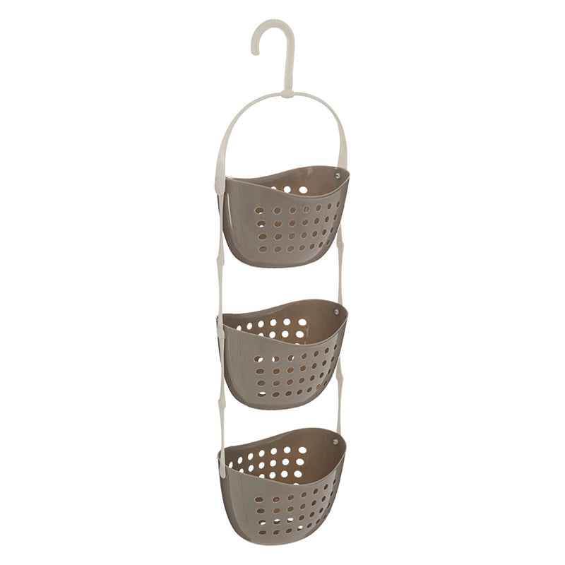 3 Tier Grey Shower Caddy - Premier Home