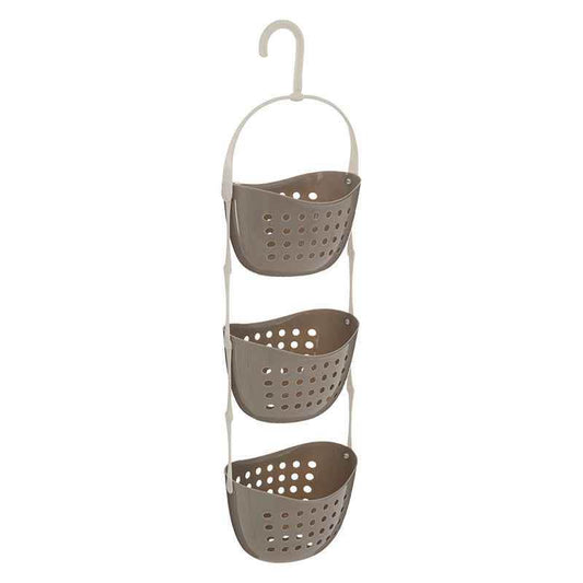 3 Tier Grey Shower Caddy - Premier Home