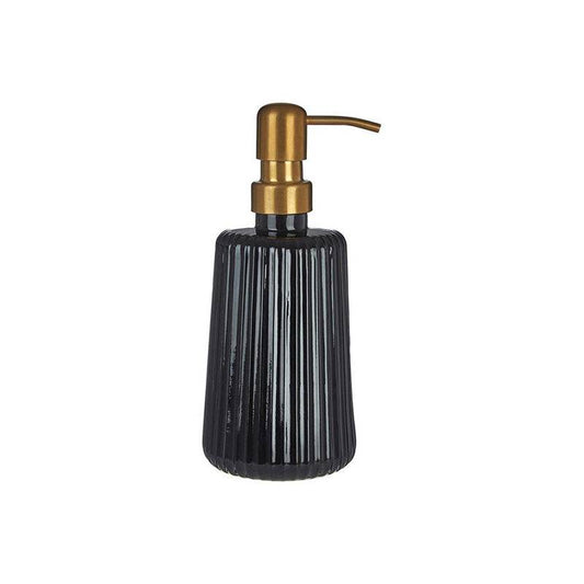 Ticino Brittany Black Glass Lotion Dispenser - Premier Home