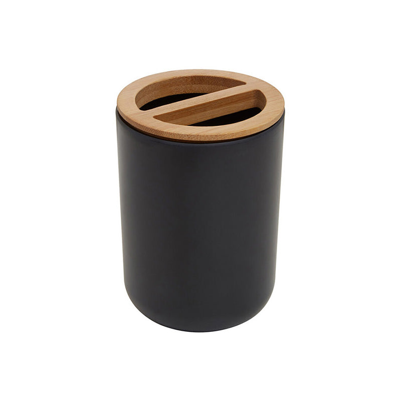 Canyon Black Toothbrush Holder