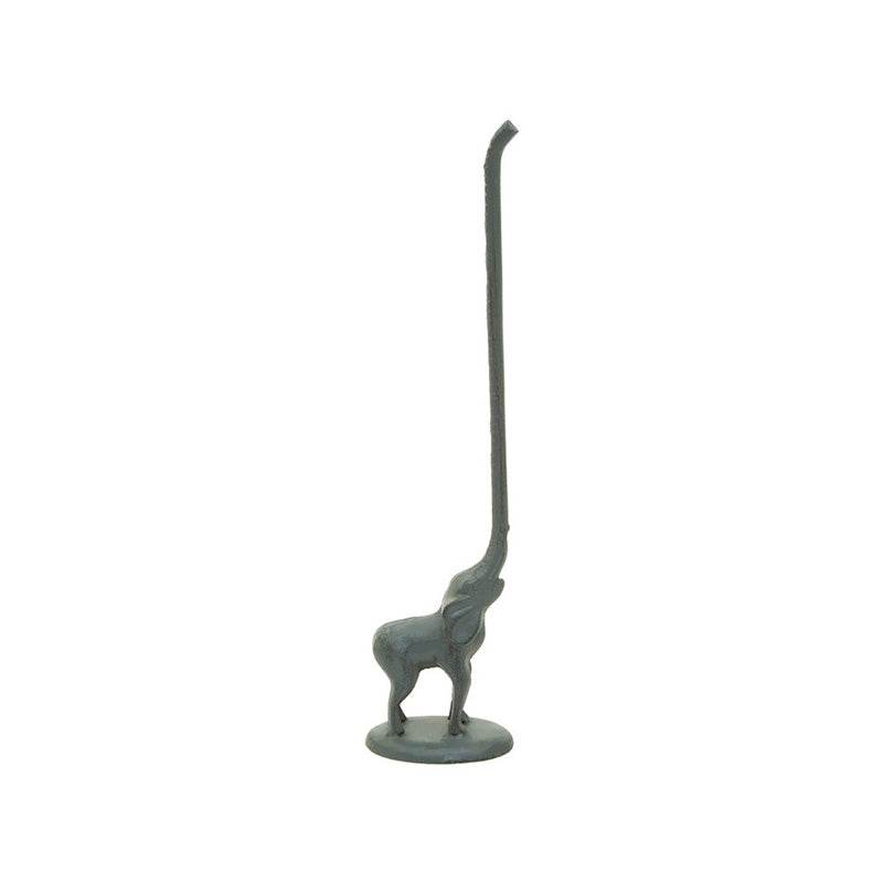 Fauna Grey Finish Elephant Toilet Roll Holder - Premier Home