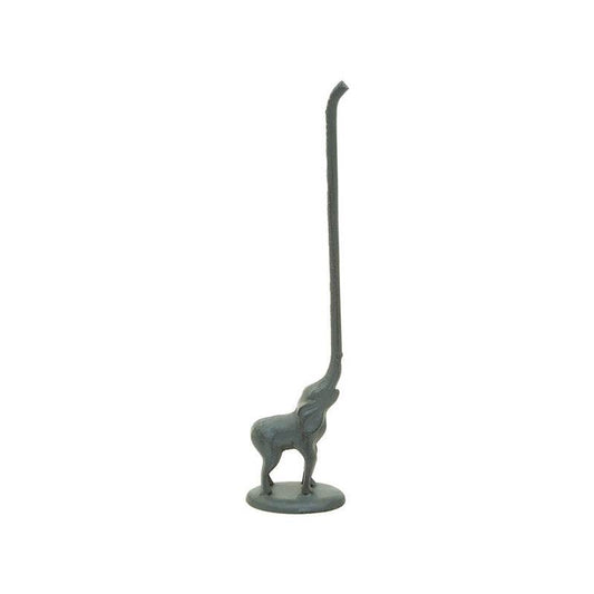 Fauna Grey Finish Elephant Toilet Roll Holder - Premier Home