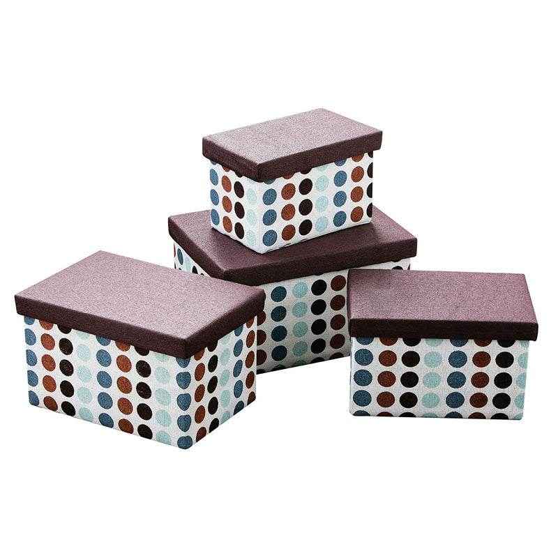 Dots Storage Boxes - Set of 4