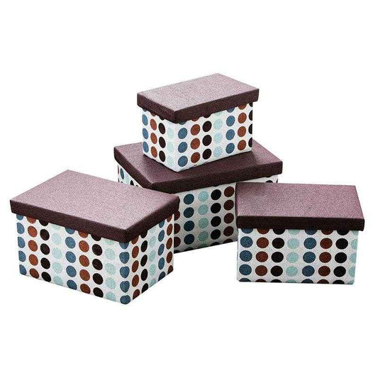 Dots Storage Boxes - Set of 4