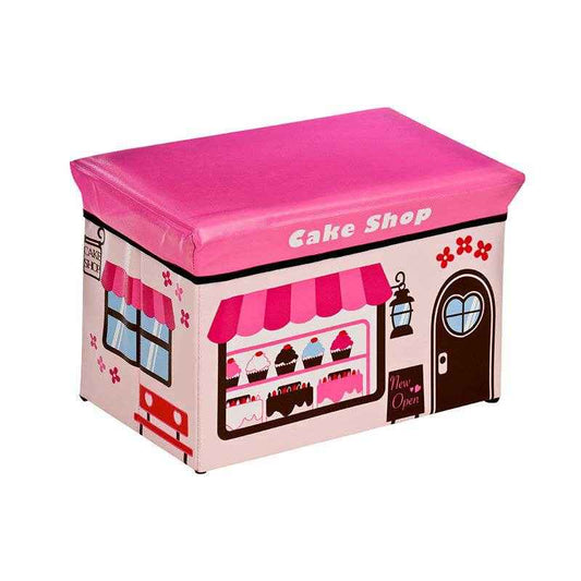 Children'S Cake Shop Design Storage Box/Seat