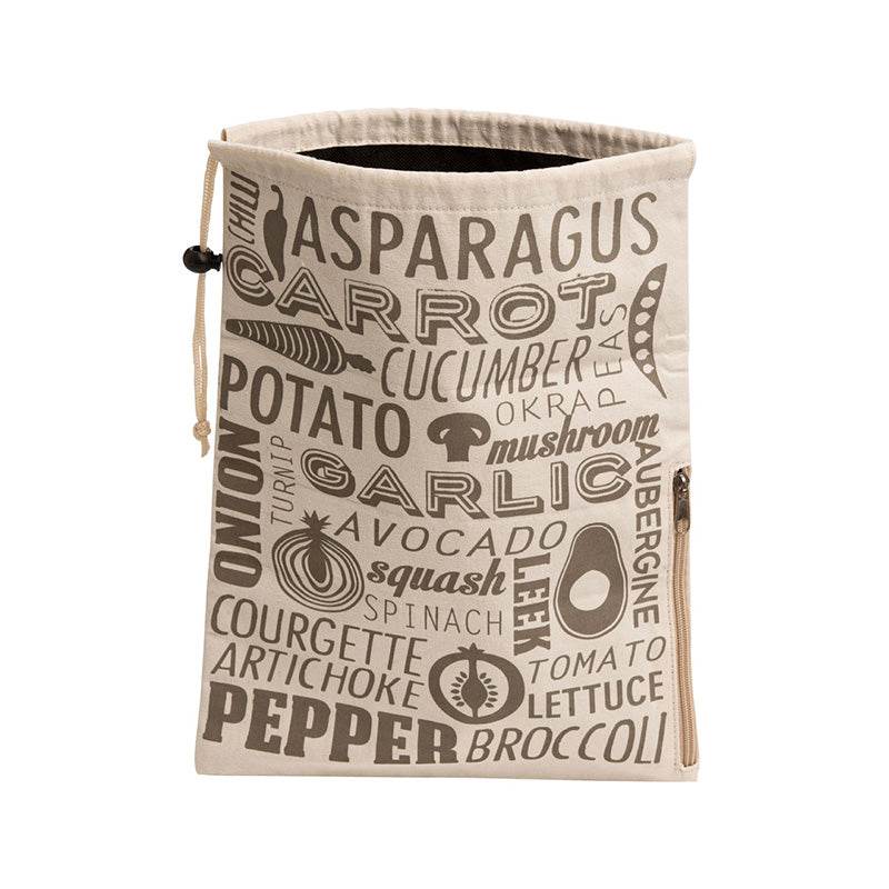 Porter Grey And Natural Vegetable Bag - Premier Home