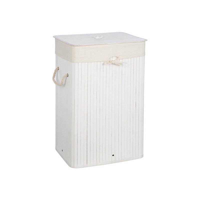 Kankyo White Bamboo Laundry Hamper - Premier Home