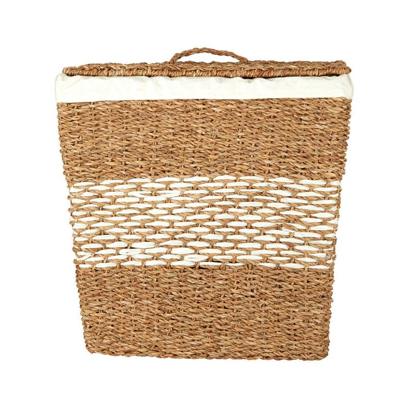 Lidi Tapered Seagrass Basket With Lid