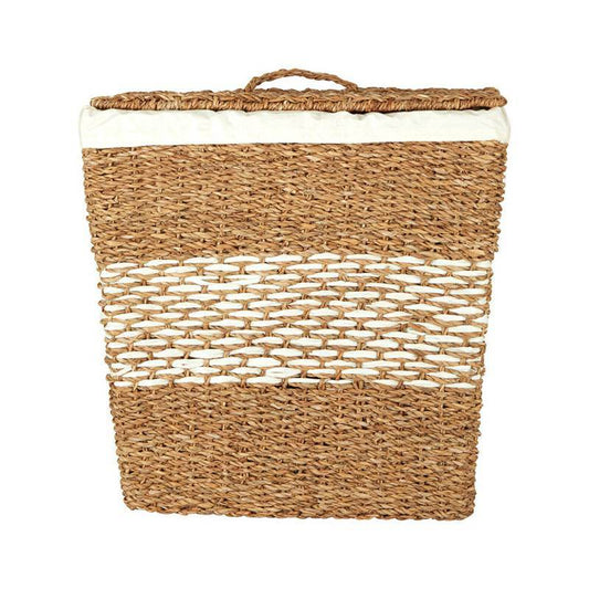 Lidi Tapered Seagrass Basket With Lid - Premier Home