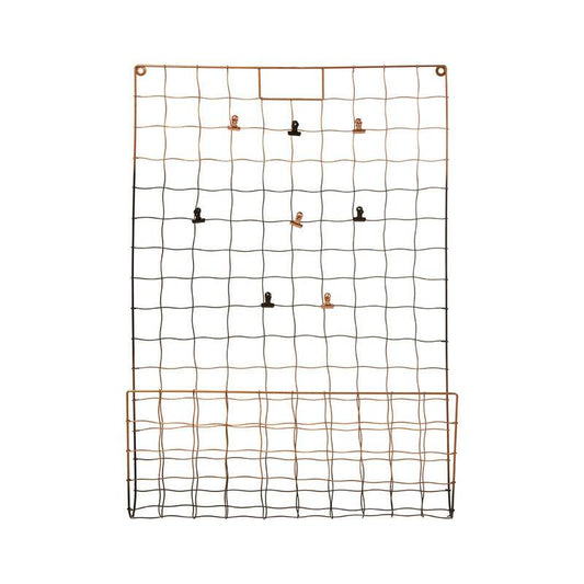 Mimo Wall Mount Magazine Rack With Clips - Premier Home