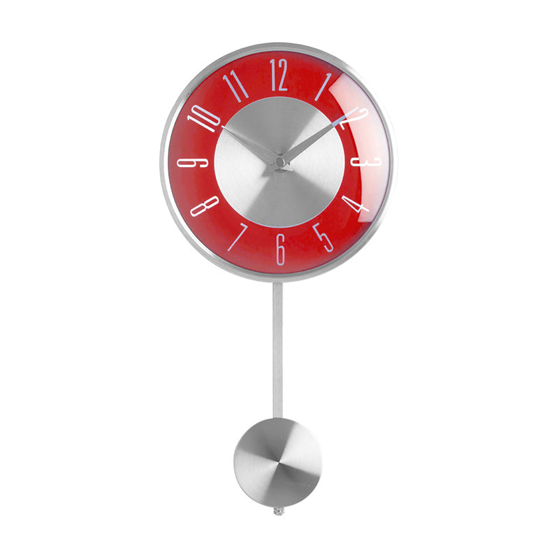 Pendulum wall clock for home decor, ideal for adding a touch of sophistication and style to your living room or home office.