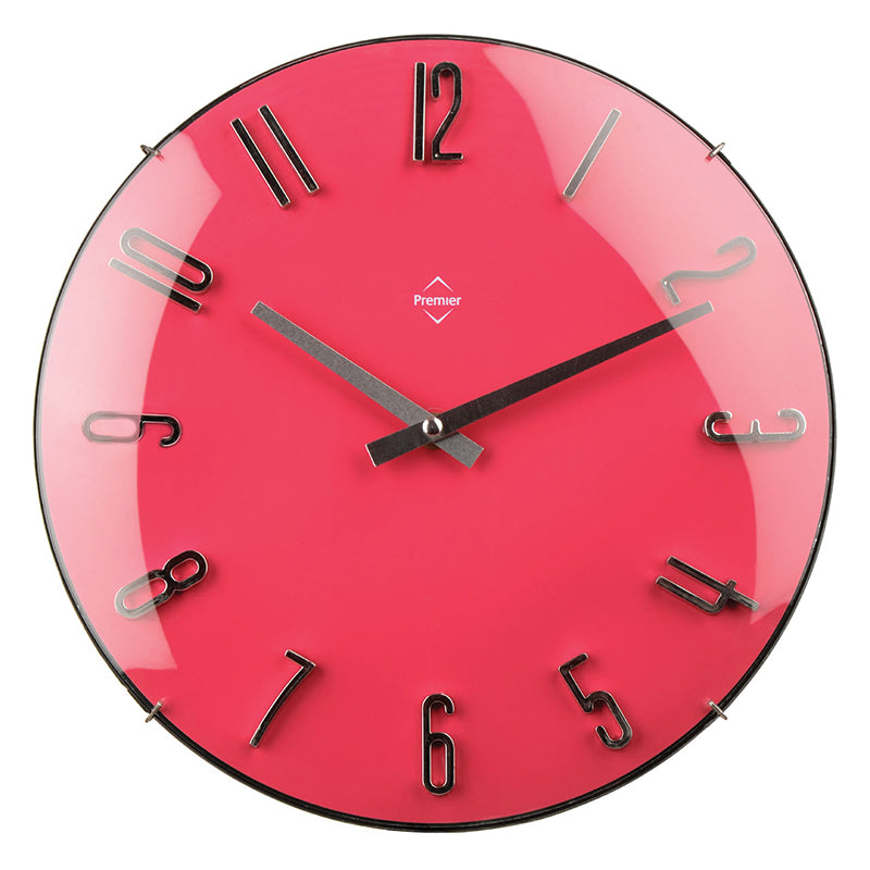 Dia pink wall clock-perfect home accessory to enhance style and functionality.