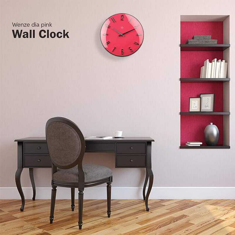Pink Wall Clock