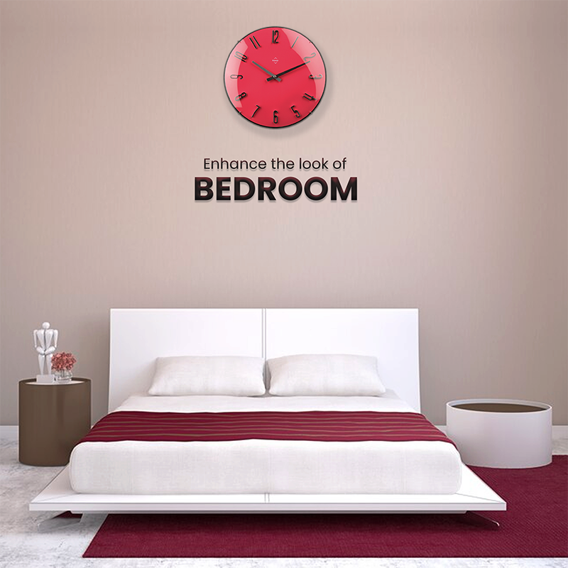 Dia Pink Wall Clock
