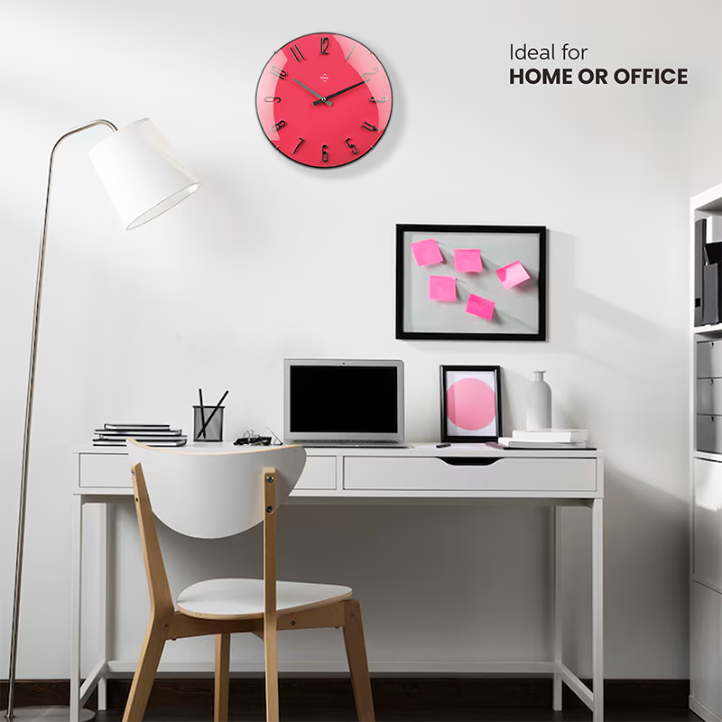 Dia Pink Wall Clock