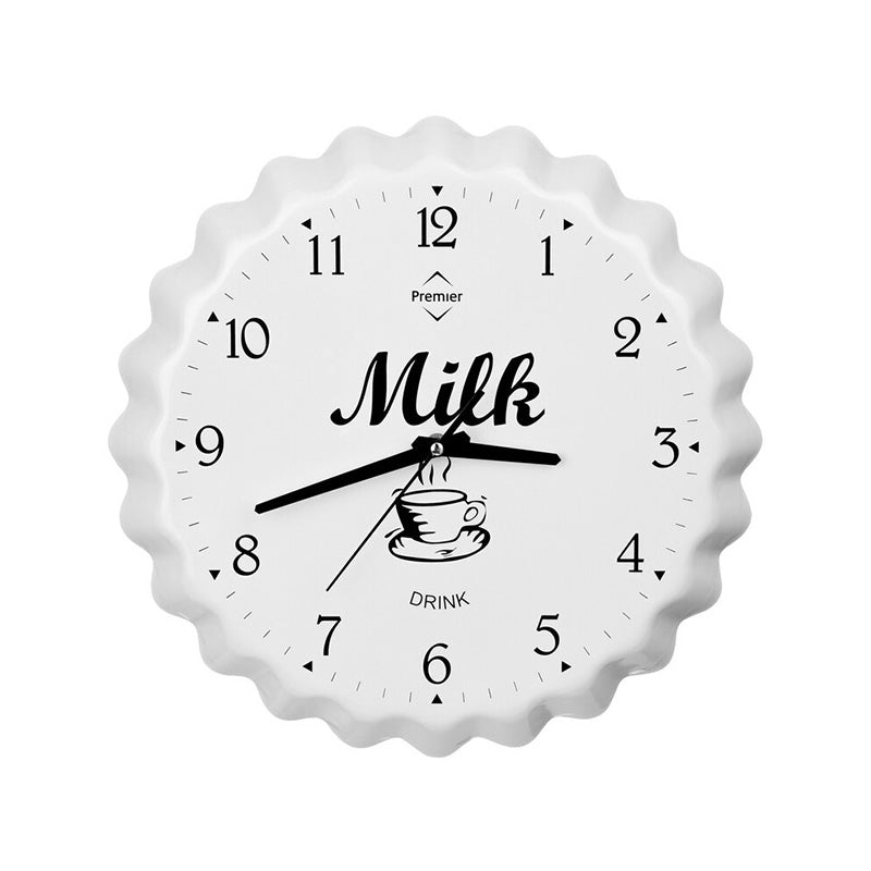 Mathis Milk Bottle Cap Wall Clock