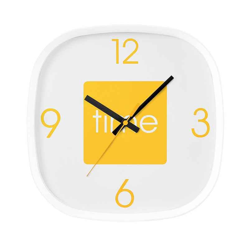 Arco Yellow Wall Clock - Premier Home