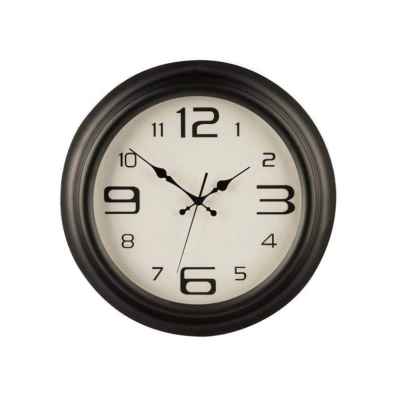 Myers Matt Black Metal Wall Clock - Premier Home