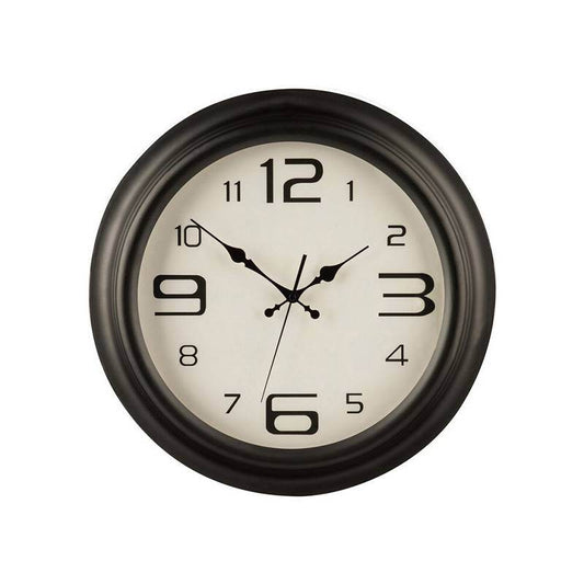 Myers Matt Black Metal Wall Clock - Premier Home