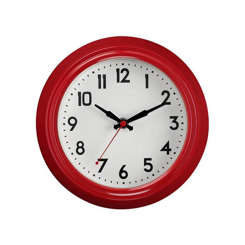 Maddox Red Metal Wall Clock - Premier Home