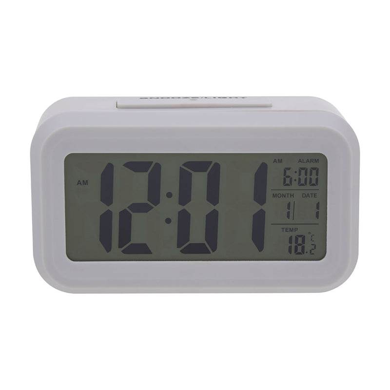 Grey LCD Digital Clock - Premier Home
