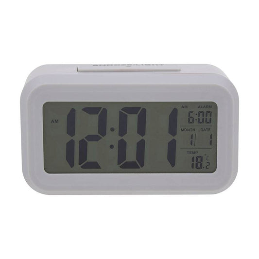 Grey LCD Digital Clock - Premier Home